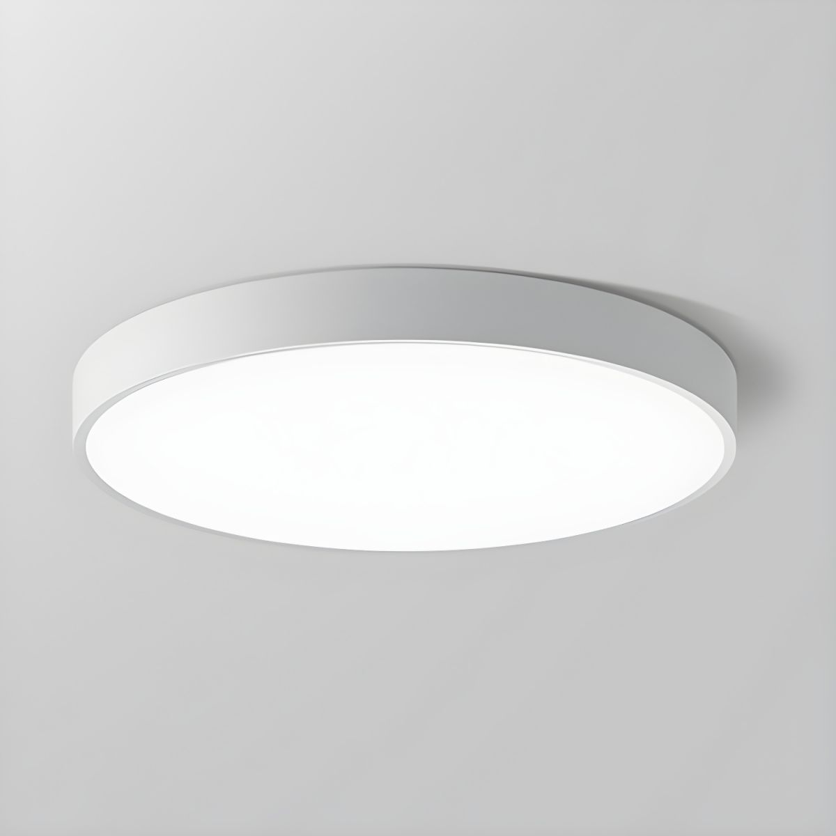 Round LED Flush Ceiling Light with Matt Acrylic Diffuser