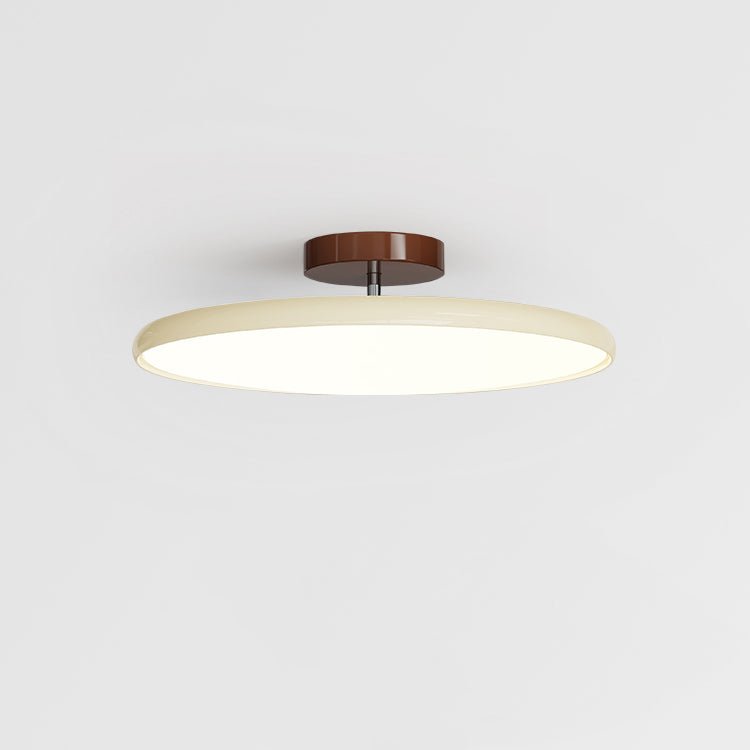 Minimalist Round LED Ceiling Light with Rotating Head, 36W