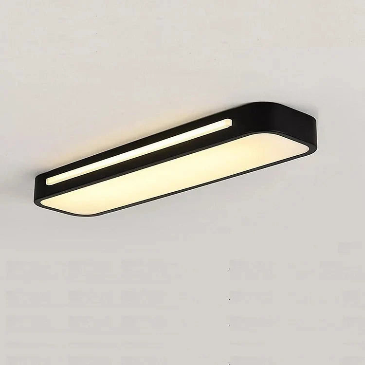 Scandi Rectangular LED Ceiling Light, 3 Colour Modes