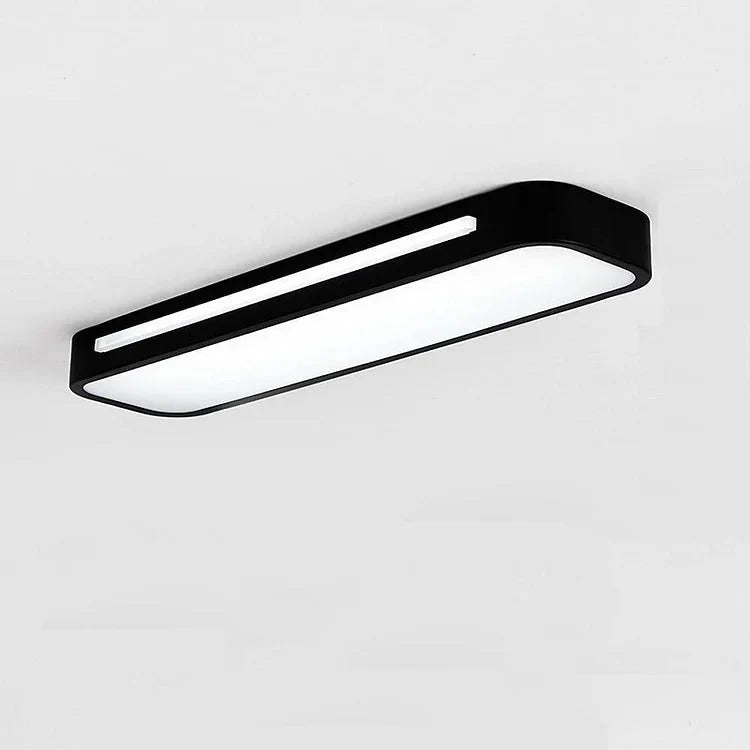 Scandi Rectangular LED Ceiling Light, 3 Colour Modes