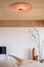 Minimalist Halo Ceiling Light with Indirect LED Glow