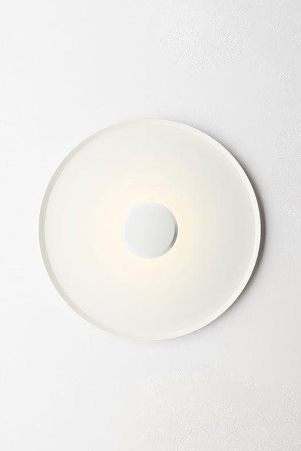 Minimalist Halo Ceiling Light with Indirect LED Glow
