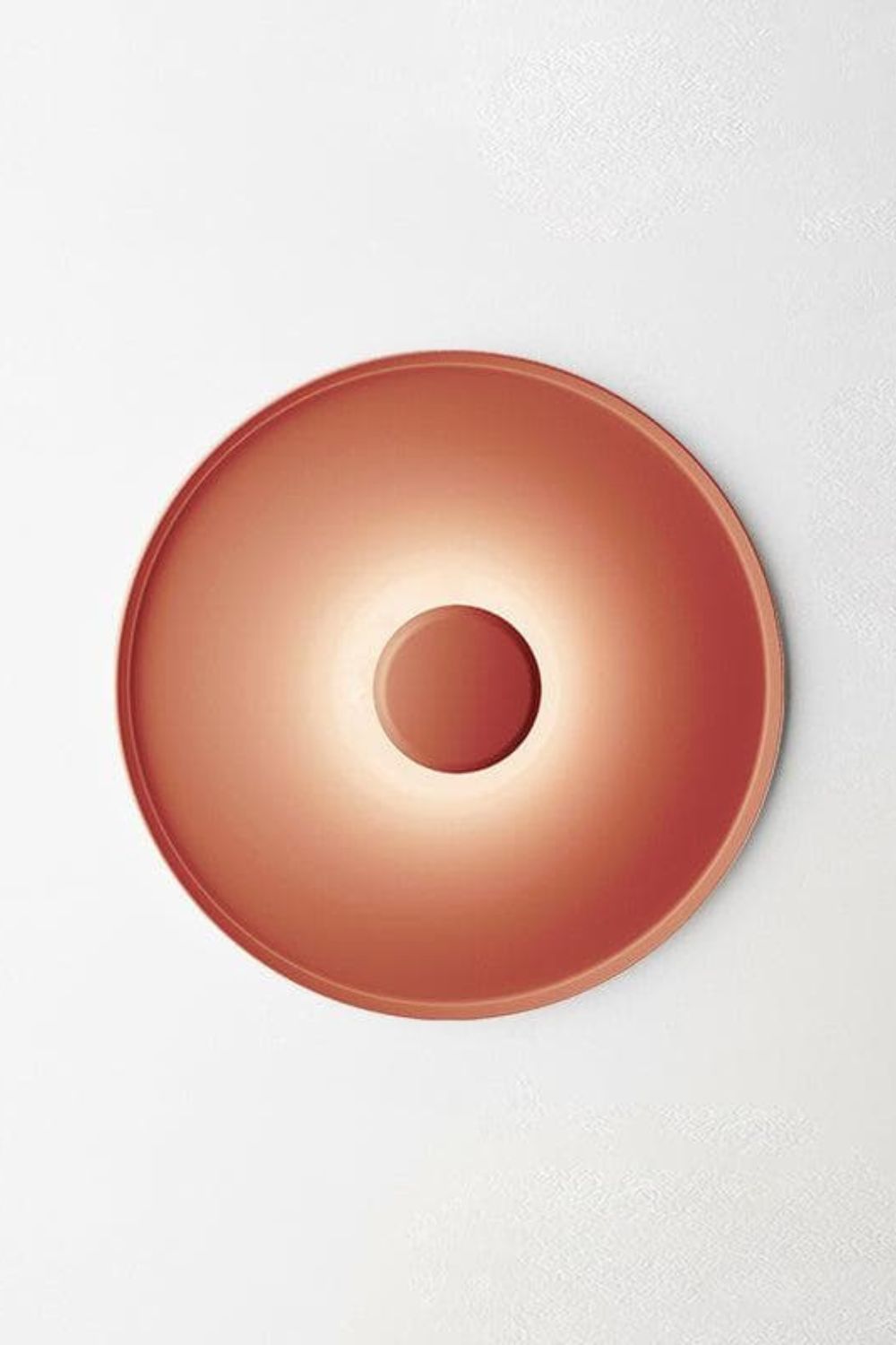Minimalist Halo Ceiling Light with Indirect LED Glow