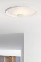 Minimalist Halo Ceiling Light with Indirect LED Glow