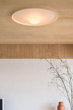 Minimalist Halo Ceiling Light with Indirect LED Glow