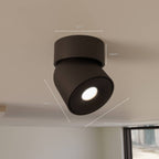Minimalist Rotating Head Ceiling Light, 2700K, CRI 90+