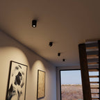 Minimalist Rotating Head Ceiling Light, 2700K, CRI 90+