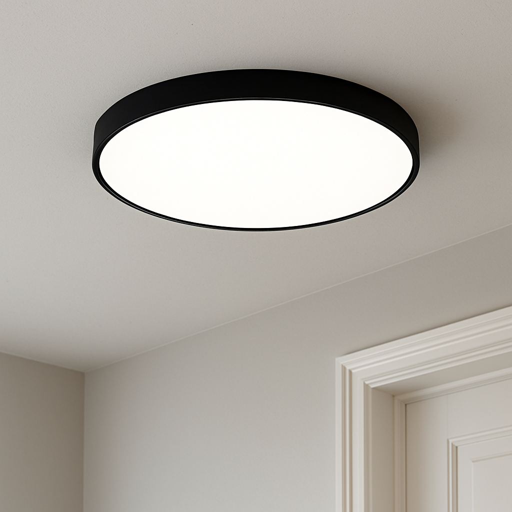 Slim Round LED Ceiling Light, 24W, Colour Selectable