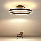Minimalist Ring Ceiling Light with 3-Colour LED, 50 cm
