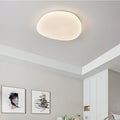 Pebble-Shaped Ceiling Light with Organic Diffuser, Integrated LED