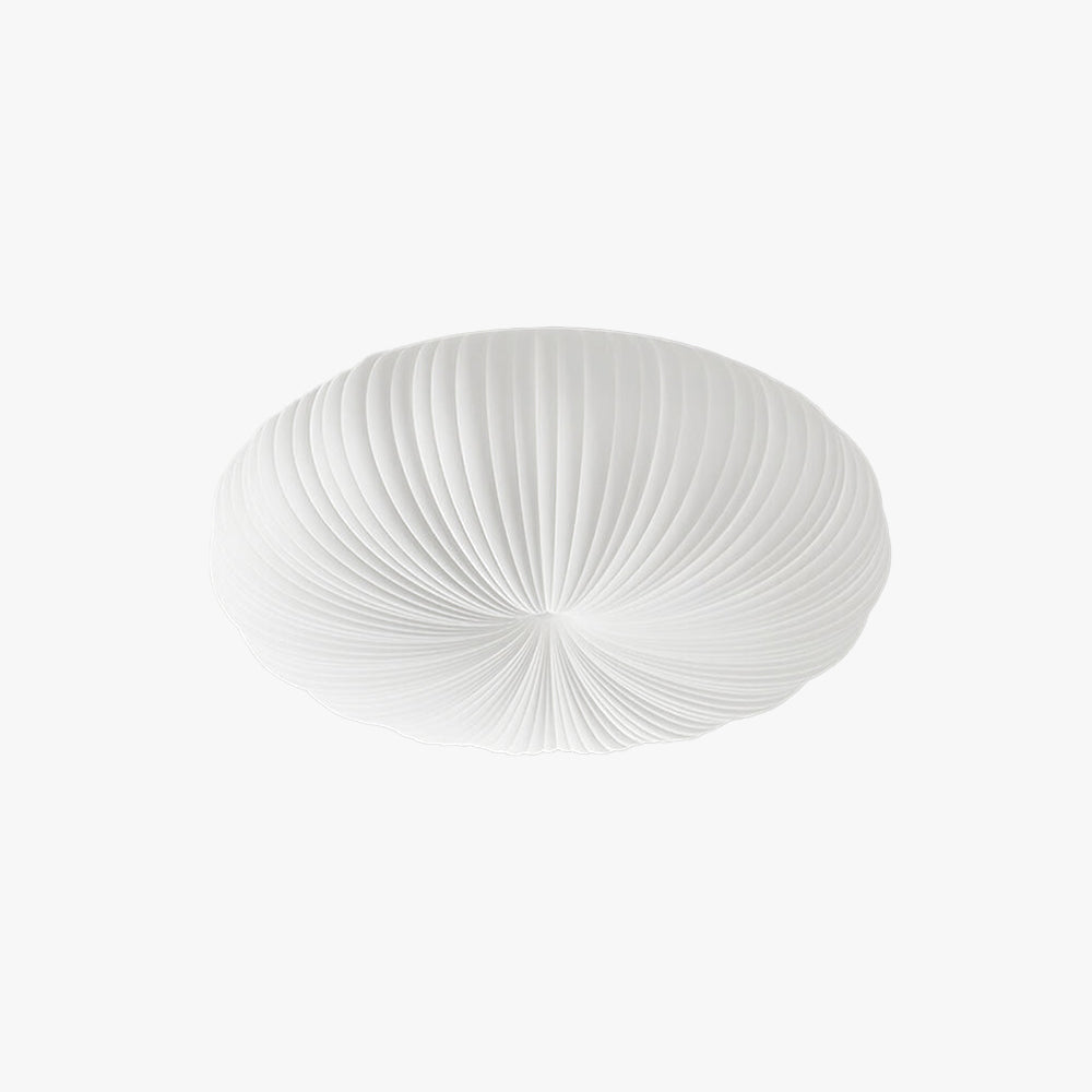 Minimalist Pleated Acrylic Dome Ceiling Light, 4 Sizes