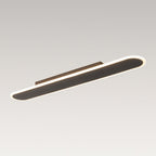 Minimalist Linear Oval LED Ceiling Light, Dimmable 1500lm