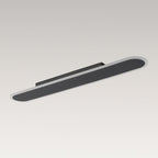 Minimalist Linear Oval LED Ceiling Light, Dimmable 1500lm