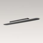 Minimalist Linear Oval LED Ceiling Light, Dimmable 1500lm