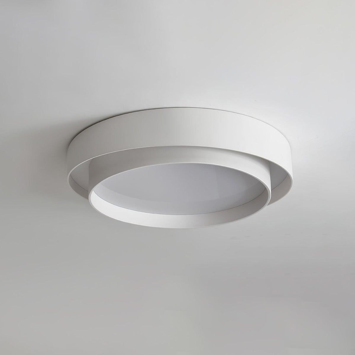 Double Ring Ceiling Light with Remote Dimming, 40 to 60 cm