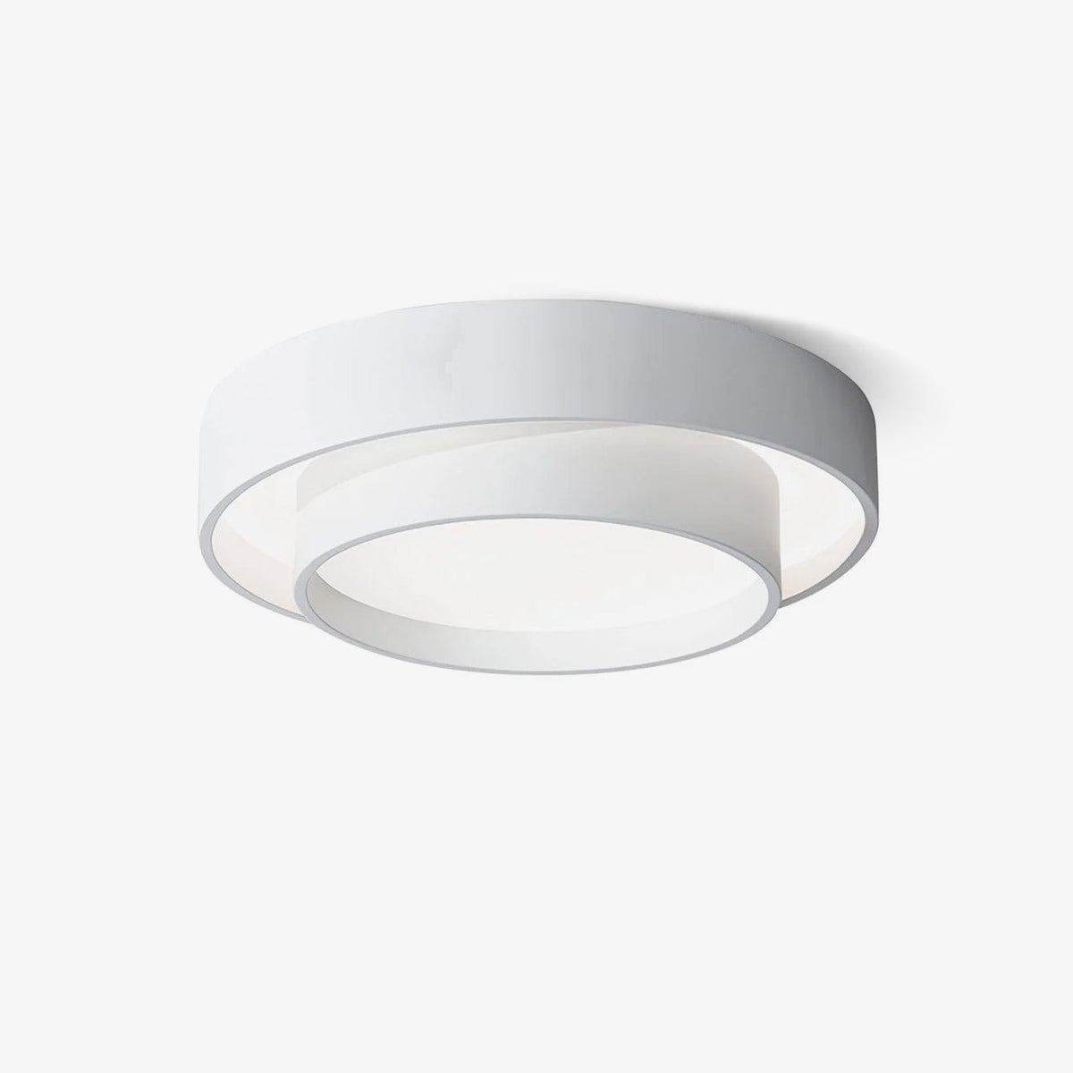 Double Ring Ceiling Light with Remote Dimming, 40 to 60 cm
