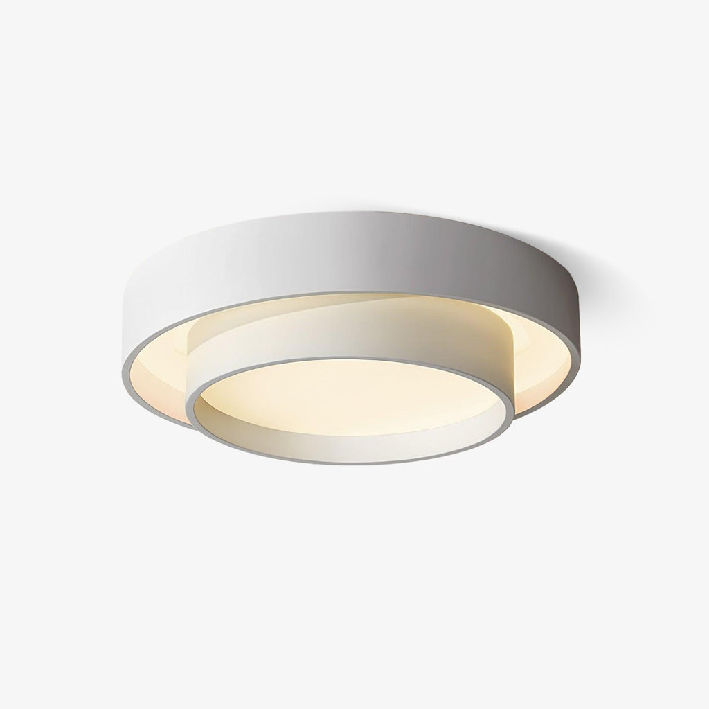 Double Ring Ceiling Light with Remote Dimming, 40 to 60 cm