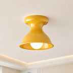 Retro Ceramic Hourglass Flush Ceiling Light, 6 Colours