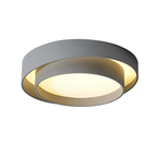 Modern Double-Ring LED Ceiling Light with 3 Colour Settings