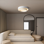 Modern Double-Ring LED Ceiling Light with 3 Colour Settings