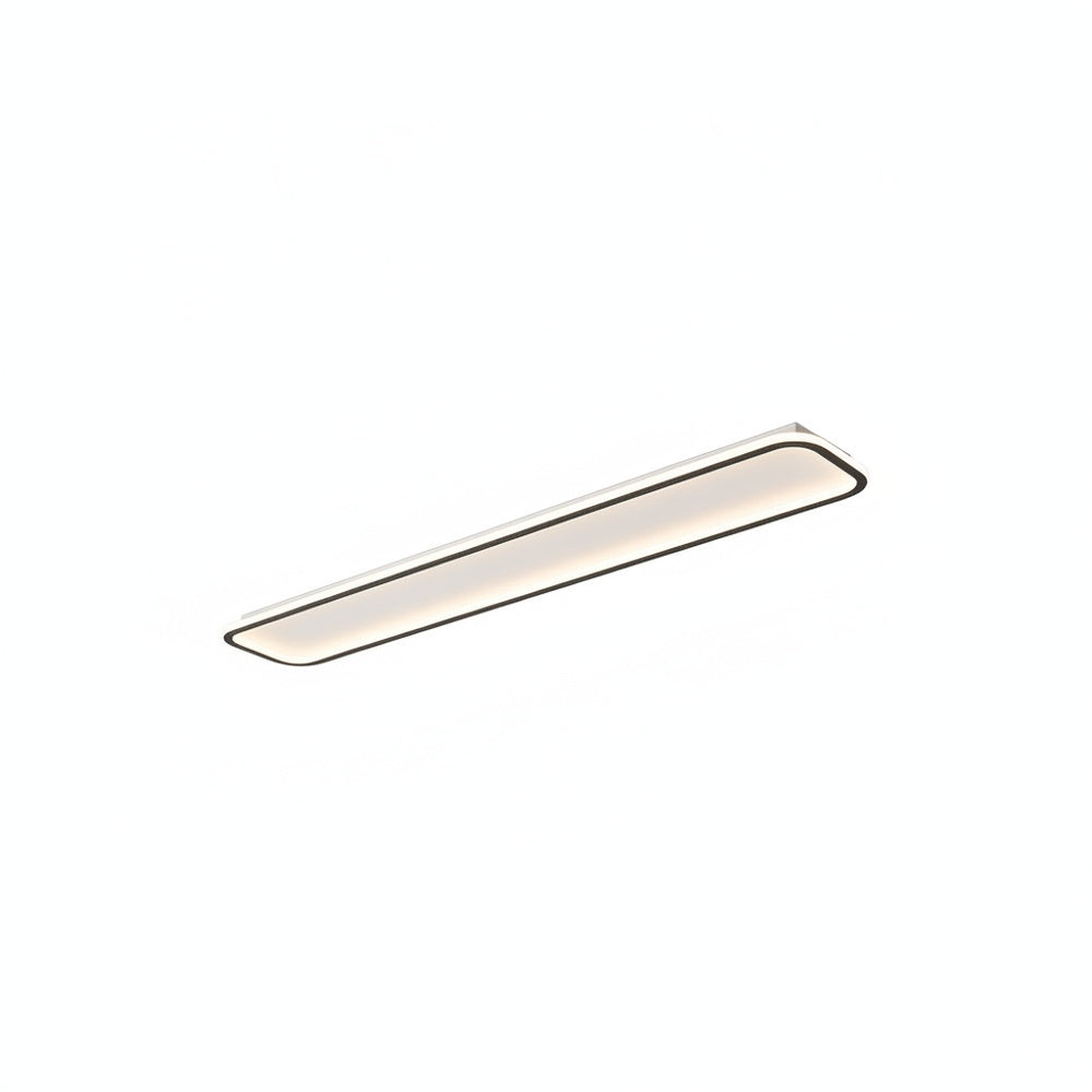 Minimalist Rectangular LED Flush Ceiling Light, 40 or 61 cm