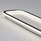 Minimalist Rectangular LED Flush Ceiling Light, 40 or 61 cm
