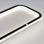 Minimalist Rectangular LED Flush Ceiling Light, 40 or 61 cm