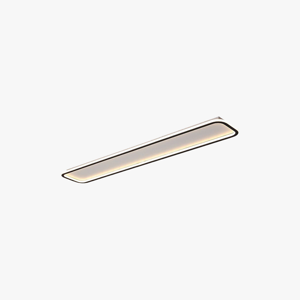 Minimalist Rectangular LED Flush Ceiling Light, 40 or 61 cm