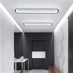 Minimalist Rectangular LED Flush Ceiling Light, 40 or 61 cm