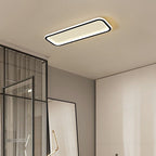 Minimalist Rectangular LED Flush Ceiling Light, 40 or 61 cm