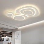 Organic Cloud Ceiling Light with Integrated LED, 50 to 110 cm