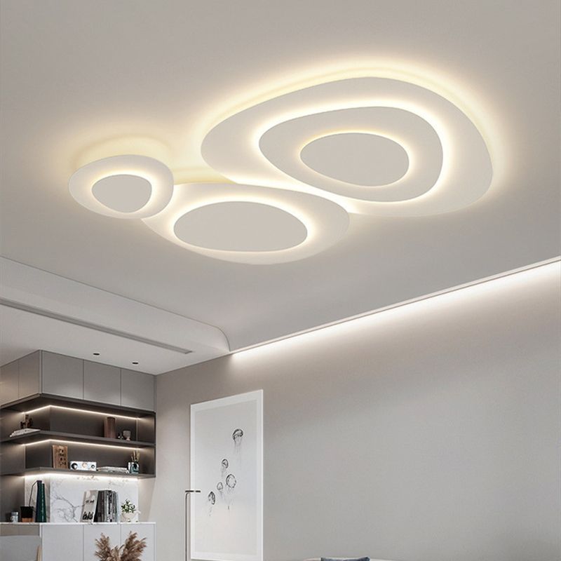 Organic Cloud Ceiling Light with Integrated LED, 50 to 110 cm