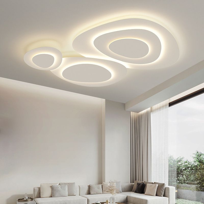 Organic Cloud Ceiling Light with Integrated LED, 50 to 110 cm