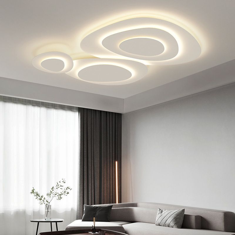 Organic Cloud Ceiling Light with Integrated LED, 50 to 110 cm