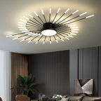 Modern Firework Burst Ceiling Light with Acrylic Rays
