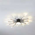 Modern Firework Burst Ceiling Light with Acrylic Rays