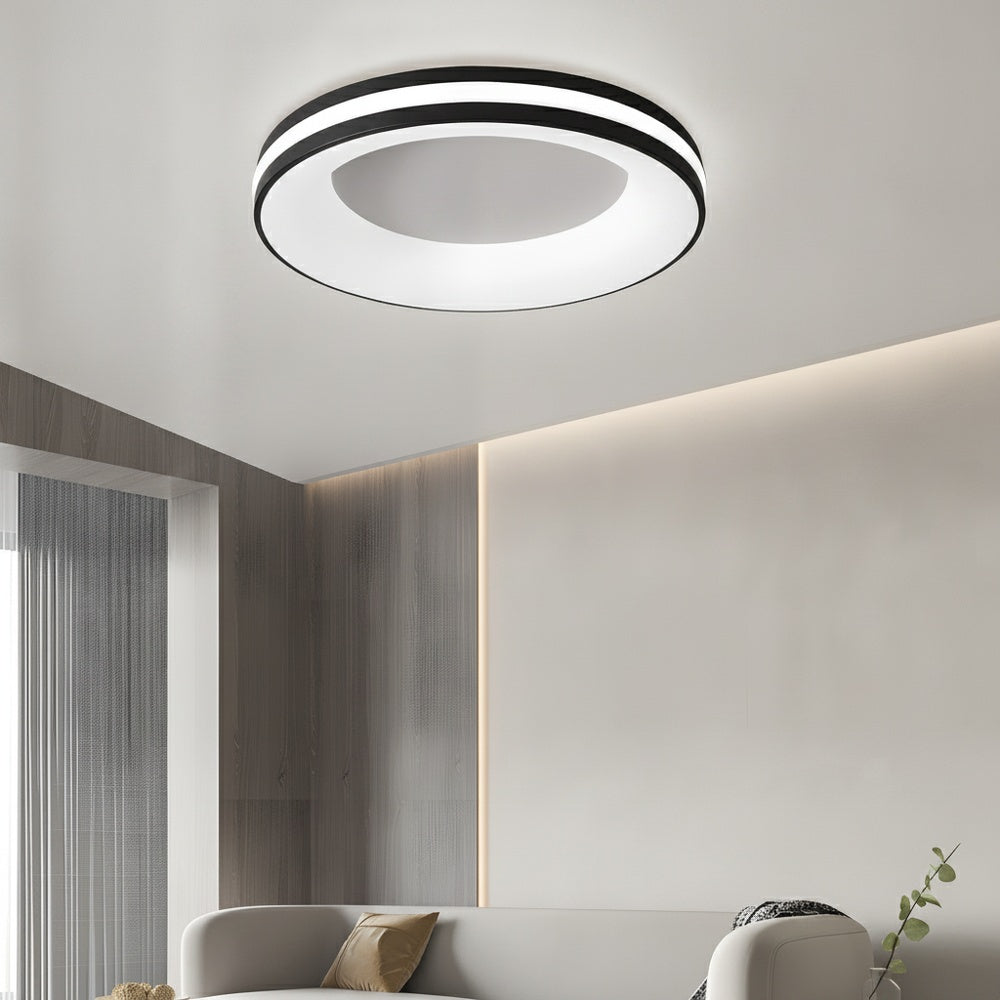 Round LED Ceiling Light, 3200 or 4000 Lumen, Flush Fitting