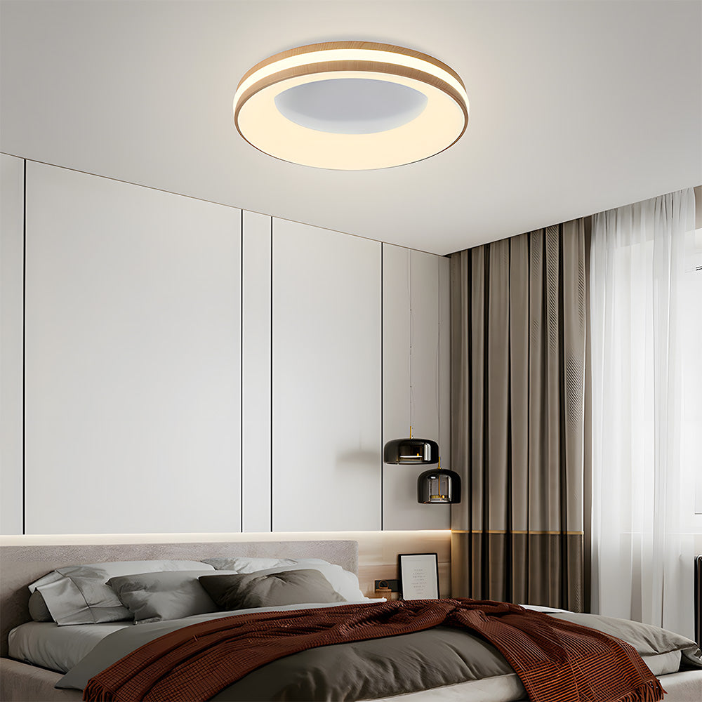 Round LED Ceiling Light, 3200 or 4000 Lumen, Flush Fitting