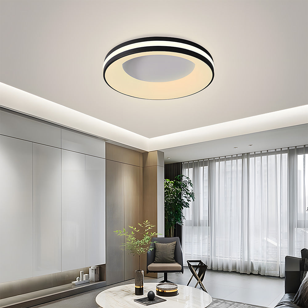 Round LED Ceiling Light, 3200 or 4000 Lumen, Flush Fitting