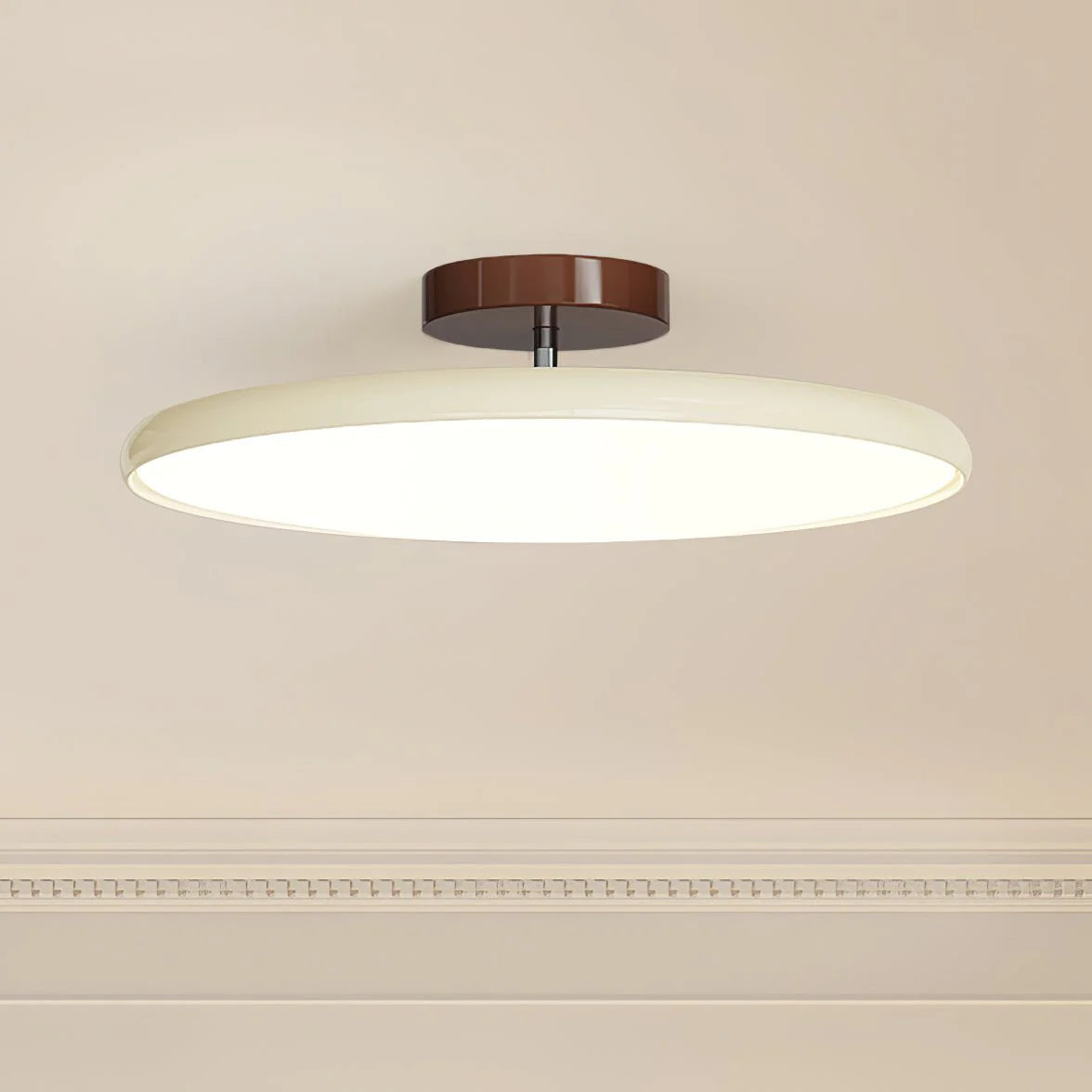 Retro Tilting Disc LED Ceiling Light, 30 to 50 cm