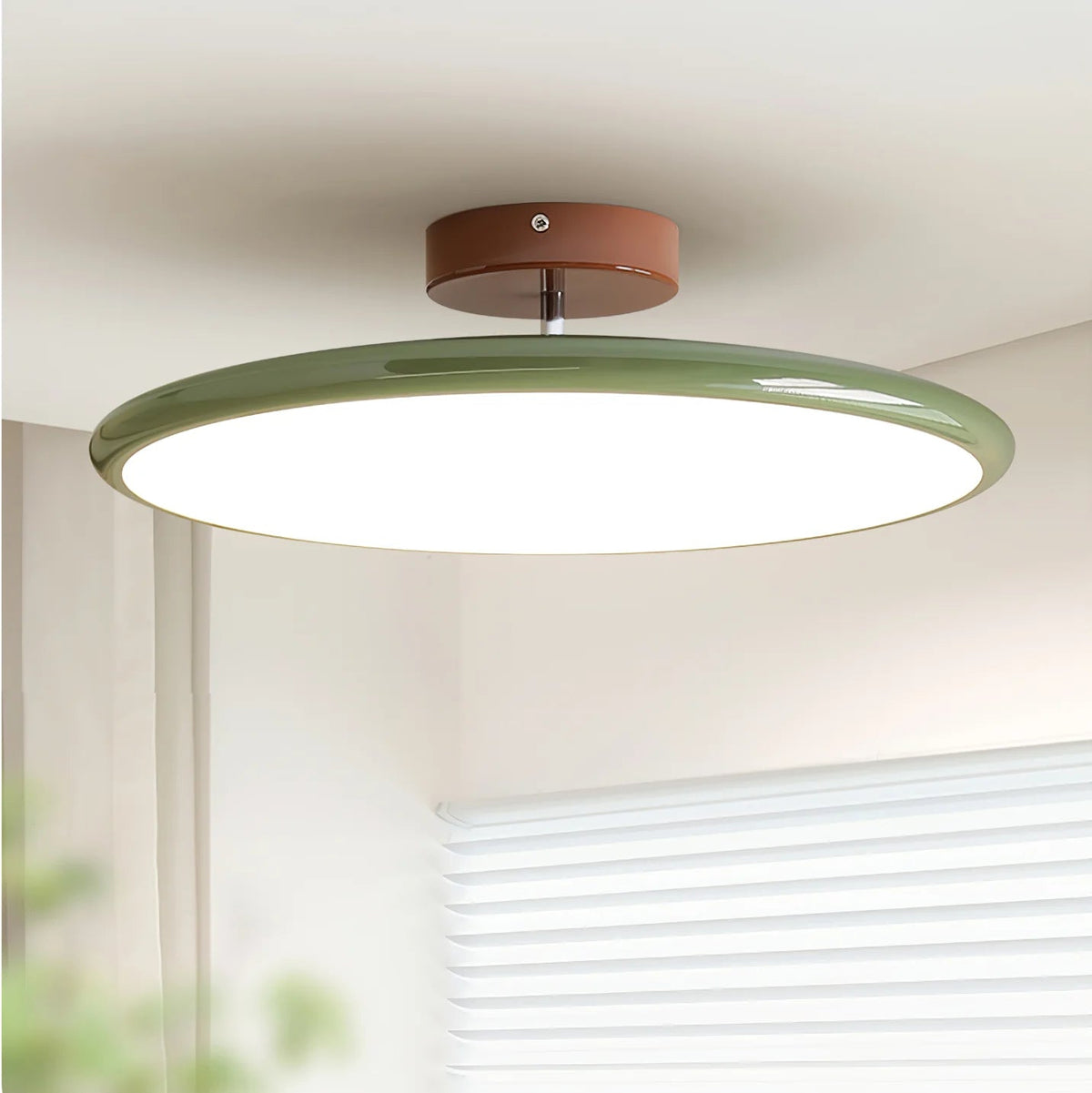 Retro Tilting Disc LED Ceiling Light, 30 to 50 cm