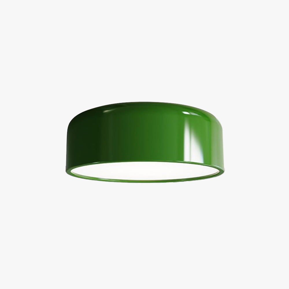 Retro Flush Ceiling Light with Opal Acrylic Diffuser, 2 Sizes