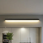 Slim Scandi Linear LED Ceiling Light, Dimmable with Remote