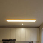 Slim Scandi Linear LED Ceiling Light, Dimmable with Remote