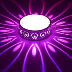 Scandinavian Round Ceiling Light with Shadow Pattern Effect