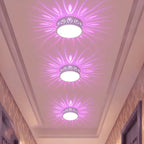 Scandinavian Round Ceiling Light with Shadow Pattern Effect