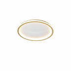 Scandi Round LED Ceiling Light, Dimmable with Remote