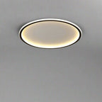 Scandi Round LED Ceiling Light, Dimmable with Remote