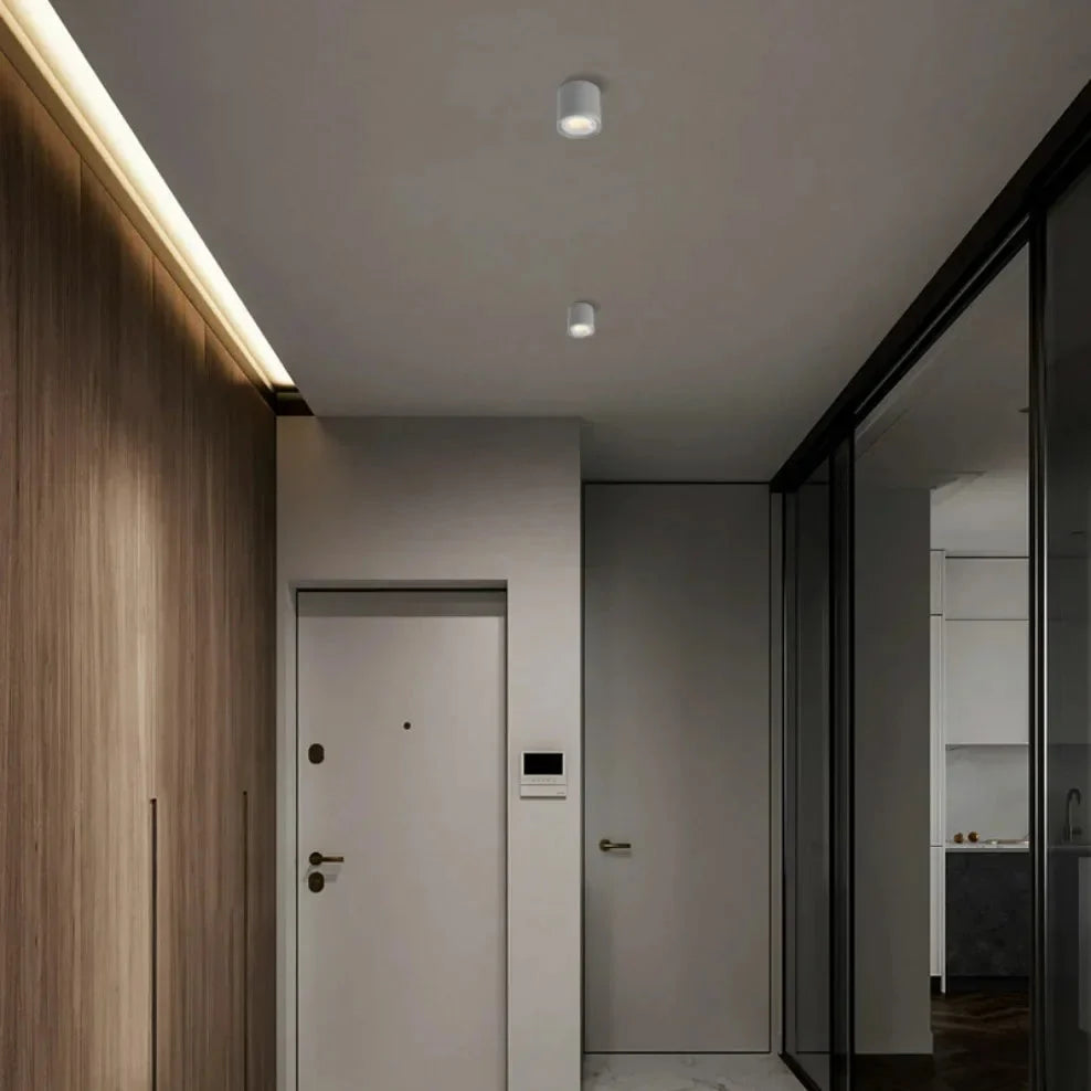 PIR Motion Sensor Ceiling Spotlight, Surface Mount, Ra95