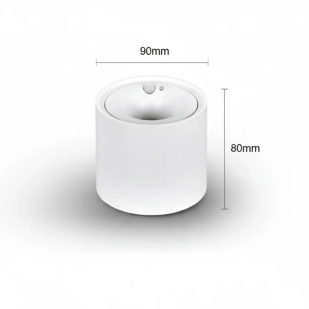 PIR Motion Sensor Ceiling Spotlight, Surface Mount, Ra95
